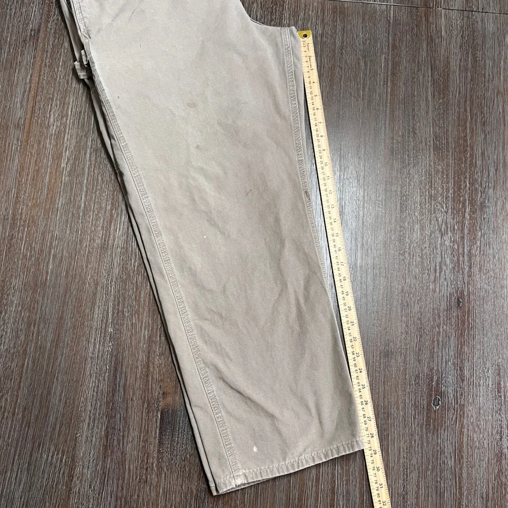 Carhartt‎ B159 Mens Tan Loose Fit Carpenter Work Pants Size 40x30